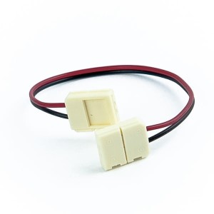 Złączka zatrzaskowa kątowa zacisk-przewód-zacisk do taśm LED 10 mm