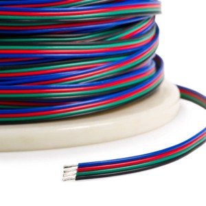 Przewód zasilający do taśm RGB 4 x 0,25mm