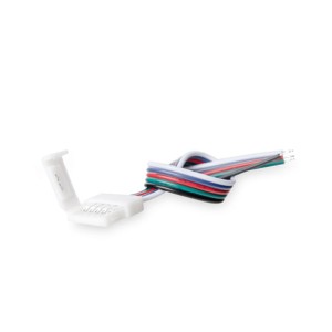 Złączka zasilająca do taśm LED RGB+W na podkładzie 12mm