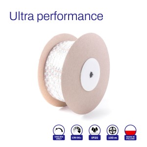 NEONICA taśma LED ULTRA PERFORMANCE 1120 24V IP20 - 100 metrów - Rolka instalacyjna
