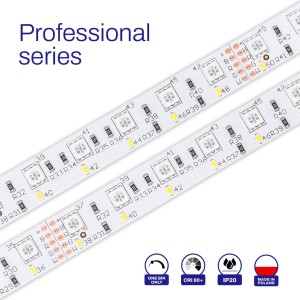 NEONICA taśma LED RGBW 5050+OSRAM DURIS E3 600 LED 24V - 5 metrów - SERIA PROFESJONALNA