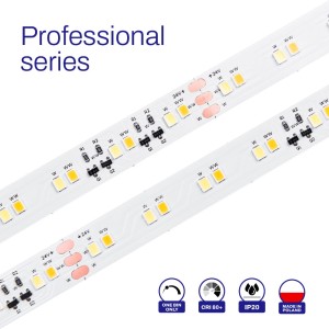 NEONICA taśma LED VISION 600 CCT CCS 24V zmienna temperatura barwowa 2700-6000 kelvin, podkład 3 Oz miedzi! - 5 metrów - SERIA PROFESJONALNA