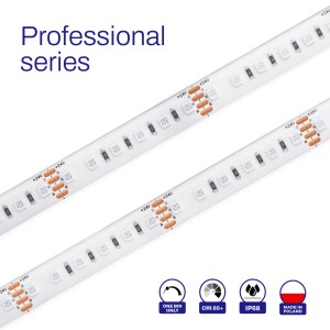 NEONICA taśma LED Sauna PRO RGB 600, 24V, wodoodporna IP68, 5 metrów, SERIA PROFESJONALNA 
